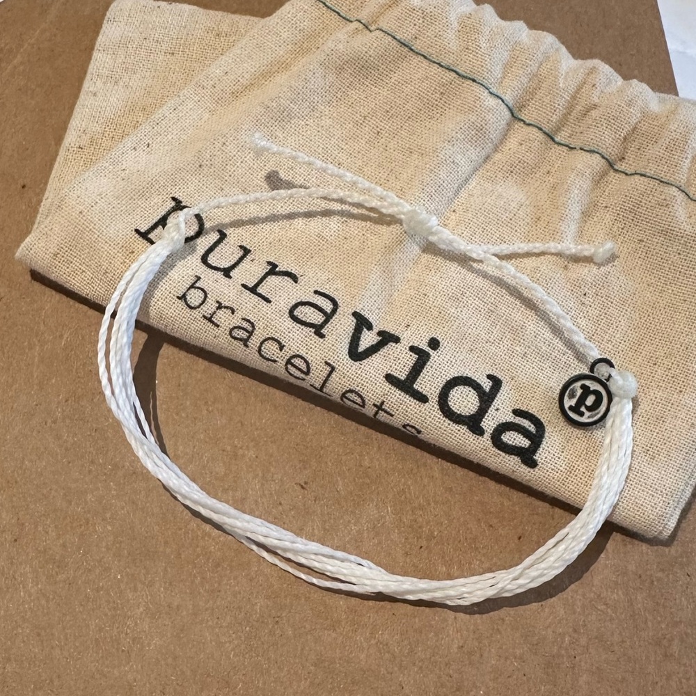 PURA VIDA White Original Bracelet UNiSEX NEW 🤍